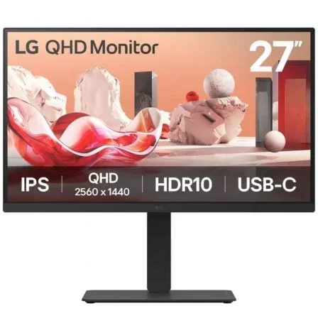 LG 27BA75QB-B.AEU Monitor Profesional 27 pulg. QHD IPS 100Hz Negro